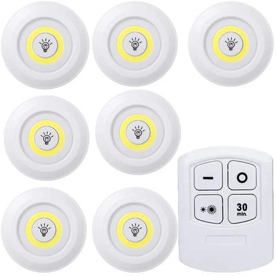 Dimmable LED Under Cabinet Light | Battery-Operated with Remote - Merelux Store