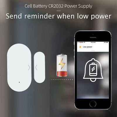 Tuya Zigbee Wireless Door & Window Sensor | Smart Home Door Detection - Merelux Store