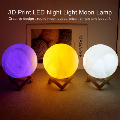 LED Moon & Galaxy Light | Ideal for Kids & Bedroom Decor - Merelux Store