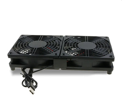 Router Cooling Fan | DIY PC & TV Box, Silent USB, 120mm/240mm with Net - Merelux Store