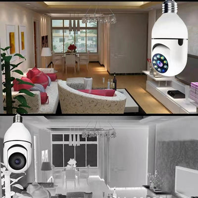 WiFi E27 Bulb with HD Camera | Night Vision, Audio & Motion Detection - Merelux Store