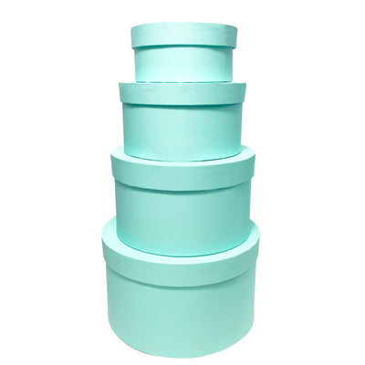Yellow Gift Box Set | Round Nesting Boxes for Birthdays & Weddings - Merelux Store