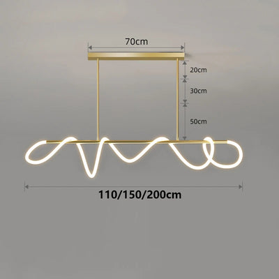 Modern LED Pendant Light Art Decor Chandeliers for Dining Rooms - Merelux Store