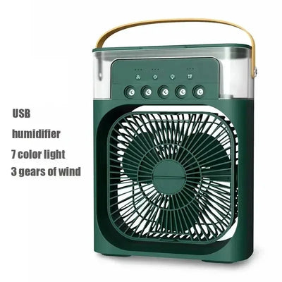 3-in-1 USB Air Humidifier & Mini Fan | Water-Cooled, Silent Cooling - Merelux Store