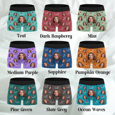 Custom Face Boxer Shorts & Socks (Multi-Color) - Merelux Store