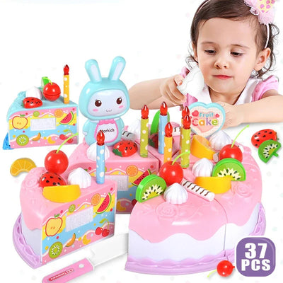 Play House Cutting Fruit Food Toy for Toddler Children Gift Boy Girl