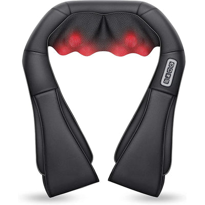Shiatsu Neck & Shoulder Massager | Heated, Deep Kneading for Neck & Back