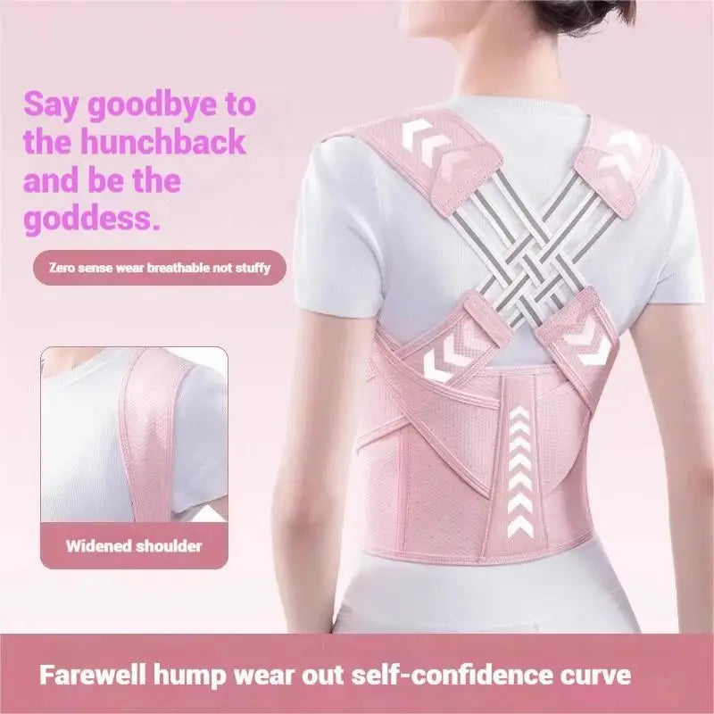 Posture Corrector for Hunchback | Adjustable Upper Back Brace - Merelux Store