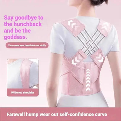 Posture Corrector for Hunchback | Adjustable Upper Back Brace - Merelux Store