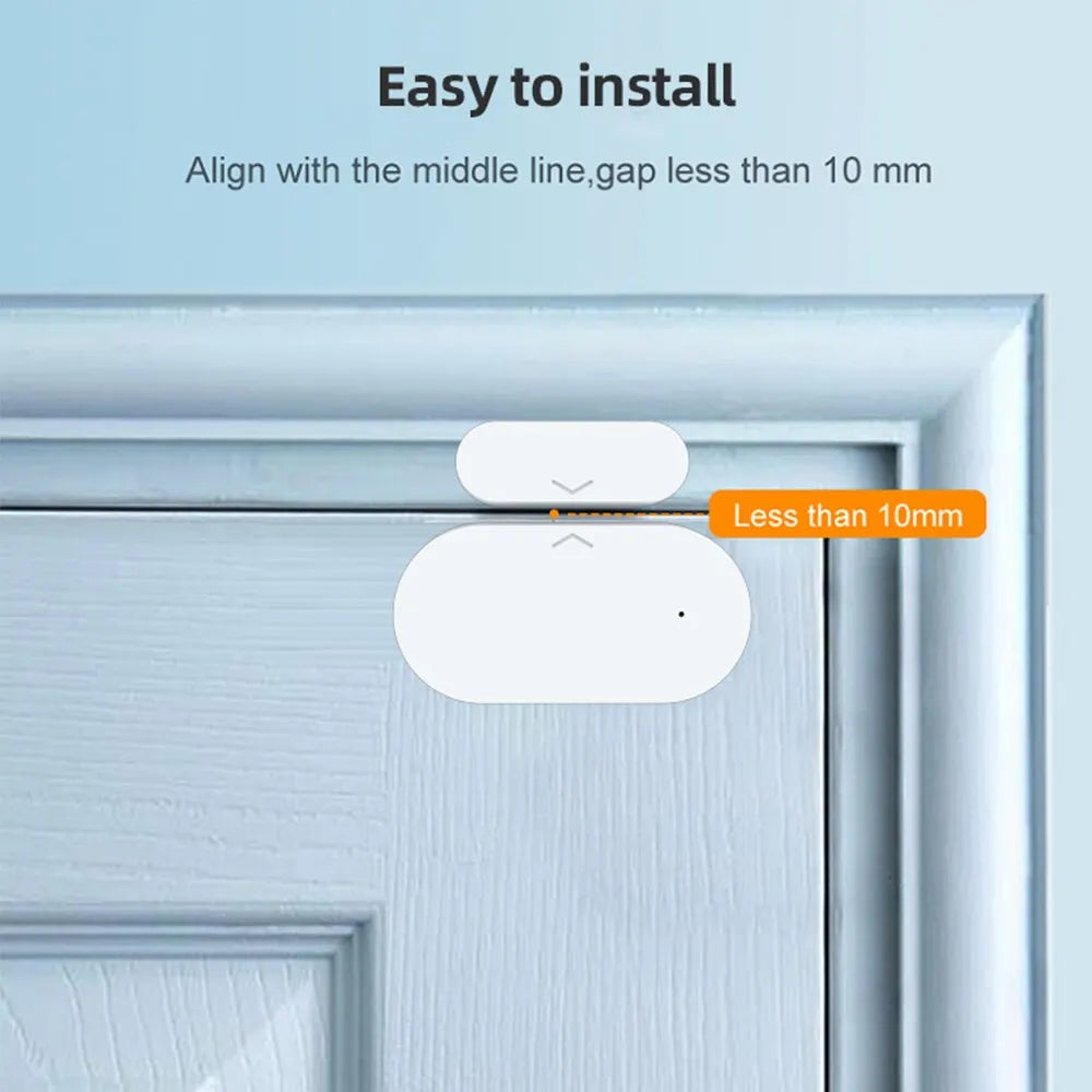 Tuya Zigbee Wireless Door & Window Sensor | Smart Home Door Detection - Merelux Store