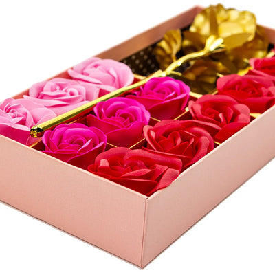 13-Piece Red Rose Gift Set for Mom | Unique & Pretty Gift for Her - Merelux Store