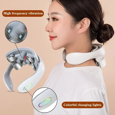 Portable Smart Neck & Shoulder Massager with Heat & Vibration - Merelux Store