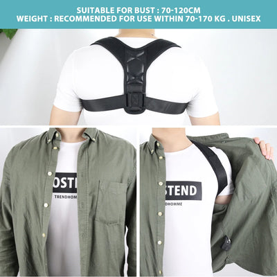 Adjustable Back & Clavicle Brace for Shoulders, Neck & Spine - Merelux Store