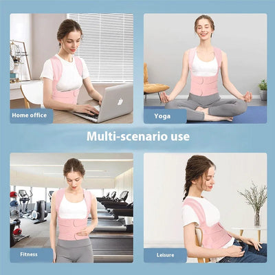JUSTLANG Posture Corrector & Lumbar Support Brace for Adults - Merelux Store