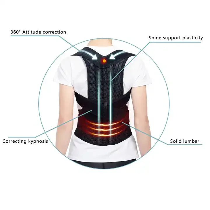 Back Posture Corrector & Shoulder Support Belt for Pain Relief - Merelux Store