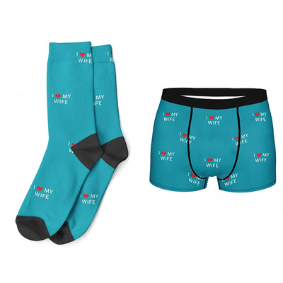 Custom Face Boxer Shorts & Socks (Multi-Color) - Merelux Store