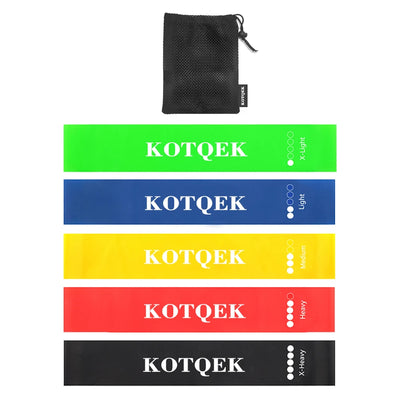 Elastic Resistance Bands for Yoga, Pilates & Crossfit Workouts - Merelux Store