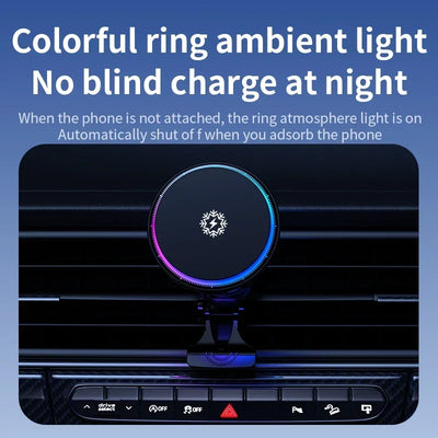 30W Magnetic Wireless Car Charger | Fast Charging for iPhone 12-15 Pro Max - Merelux Store
