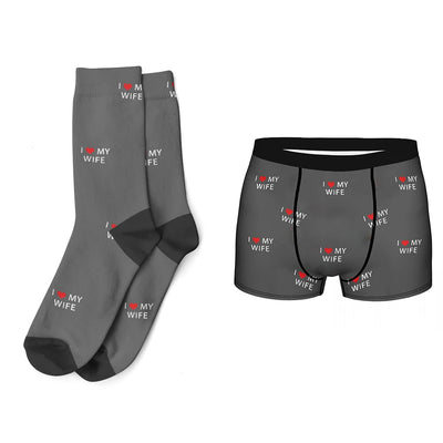 Custom Face Boxer Shorts & Socks (Multi-Color) - Merelux Store