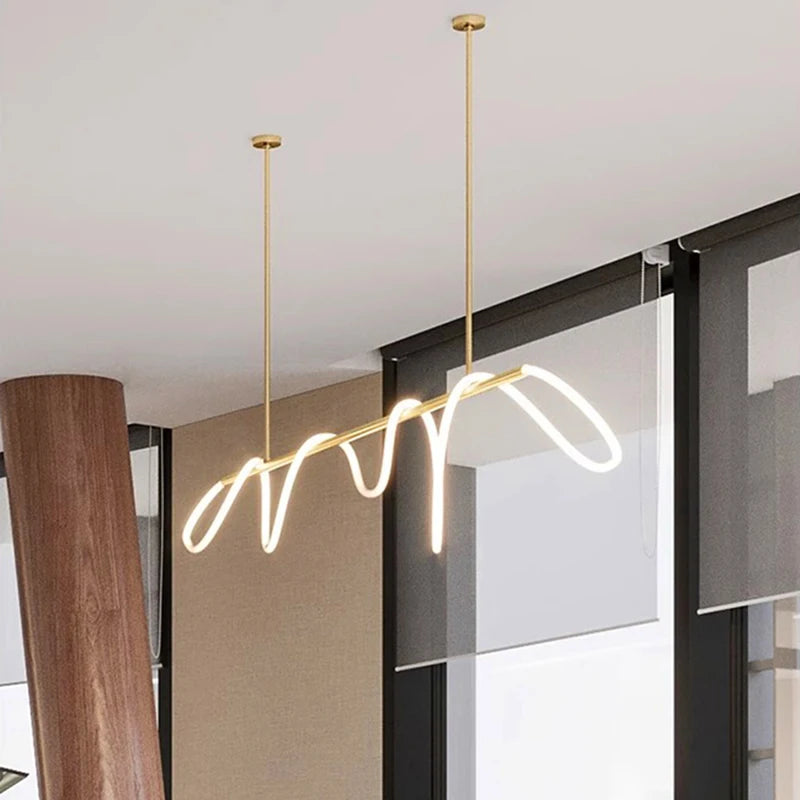 Modern LED Pendant Light Art Decor Chandeliers for Dining Rooms - Merelux Store