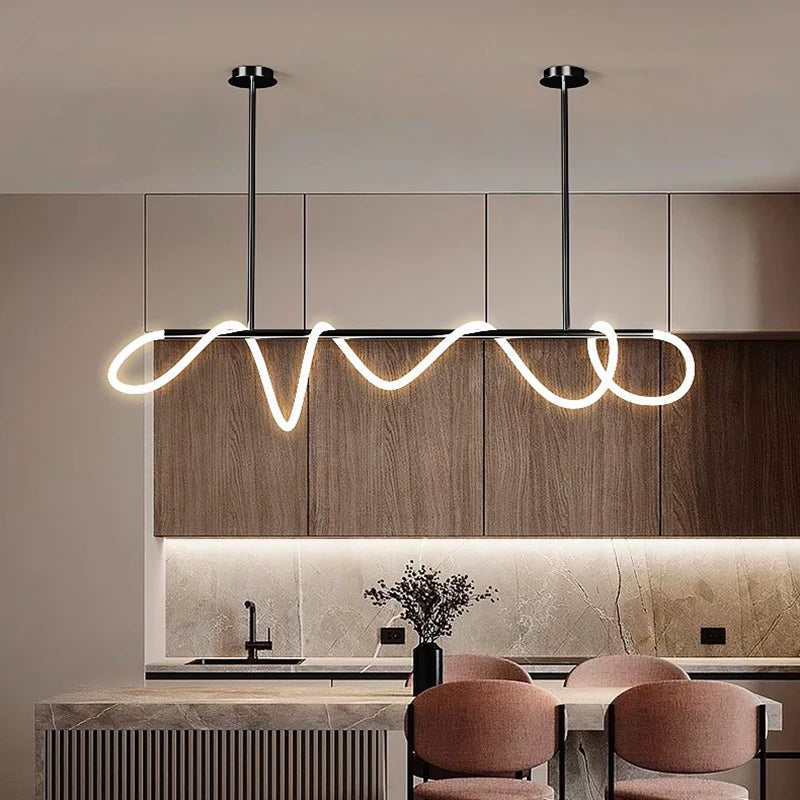 Modern LED Pendant Light Art Decor Chandeliers for Dining Rooms - Merelux Store