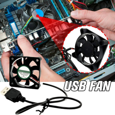 5V Brushless USB Cooling Fan | 2500RPM PC CPU Radiator - Merelux Store