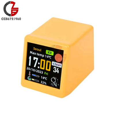 Smart WiFi Weather Station | Temp, Humidity, and Alarm Clock - Merelux Store