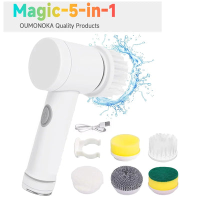 Cordless Spin Scrubber | Electric Brush for Kitchen & Bathroom - Merelux Store