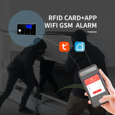 WiFi GSM Alarm System | Motion & Door Sensors, Tuya & Alexa Control - Merelux Store