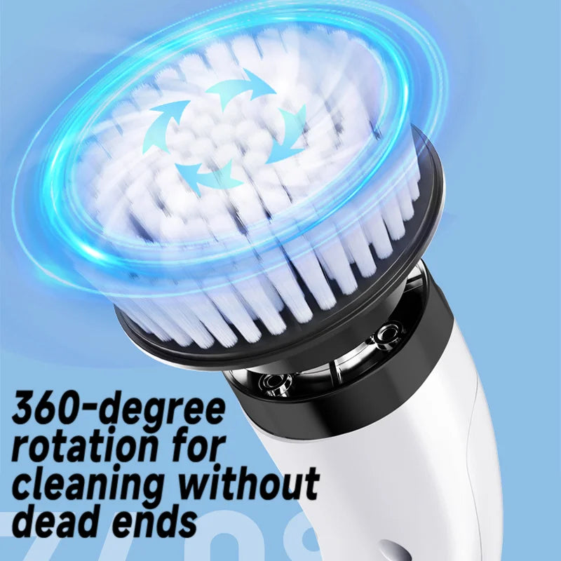 Cordless Spin Scrubber | Electric Brush for Kitchen & Bathroom - Merelux Store