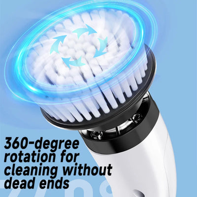 Cordless Spin Scrubber | Electric Brush for Kitchen & Bathroom - Merelux Store