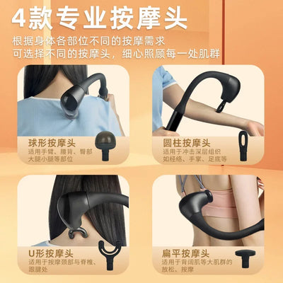 Fascial Massage Gun | High-Frequency, Long Handle, Muscle Relief - Merelux Store