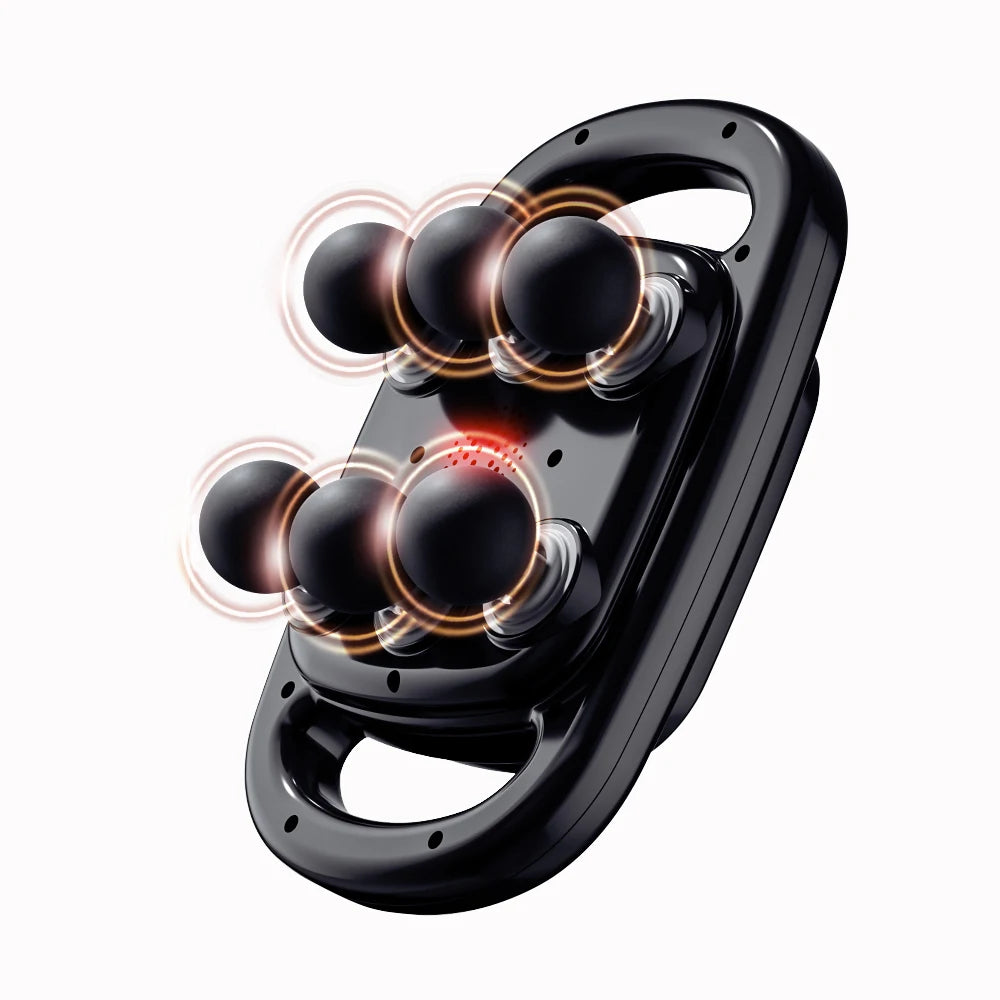 Fascia Gun High-Frequency Muscle Massager 6 Heads for Neck & Shoulder Relief - Merelux Store