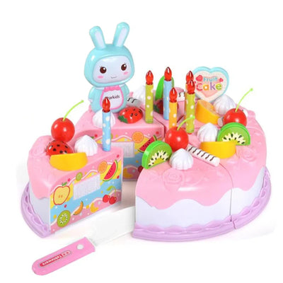Children’s Pretend Play Kitchen Set | Plastic Cutting Food Toy for Boys & Girls - Merelux Store