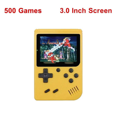 Retro Mini Game Console – 500 Games, 3.0" LCD - Merelux Store