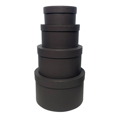 Yellow Gift Box Set | Round Nesting Boxes for Birthdays & Weddings - Merelux Store