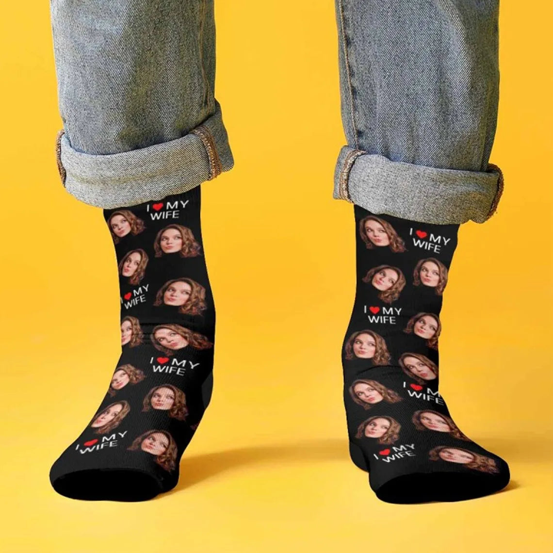 Custom Face Boxer Shorts & Socks (Multi-Color) - Merelux Store