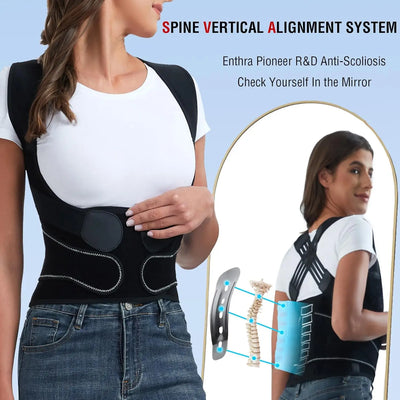 Adjustable Shoulder Brace & Upper Spine Straightener - Merelux Store