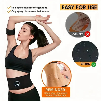 EMS Abdominal Massager & Waist Trainer | USB Slimming Belt - Merelux Store