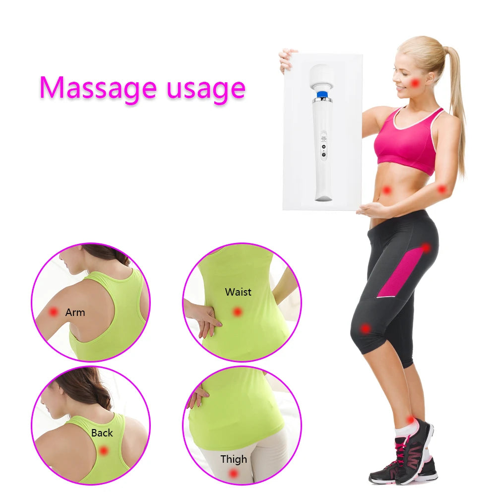 Speed Vibrations, Deep Tissue Massage for Back, Neck, and Leg Pain Relief - Merelux Store