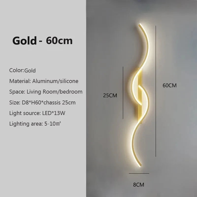 Modern LED Wall Lamp | Minimalist Bedside & Living Room Sconce - Merelux Store