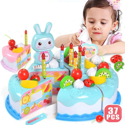 Play House Cutting Fruit Food Toy for Toddler Children Gift Boy Girl