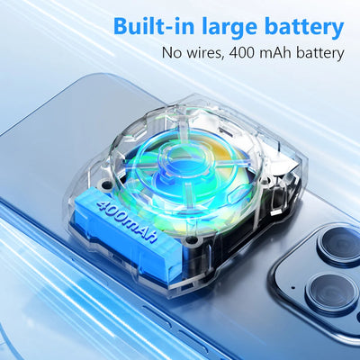 Rechargeable Phone Cooling Fan | Magnetic, Adjustable Speeds for Gaming - Merelux Store