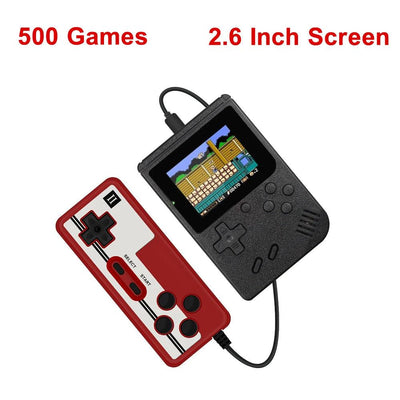 Retro Mini Game Console – 500 Games, 3.0" LCD - Merelux Store