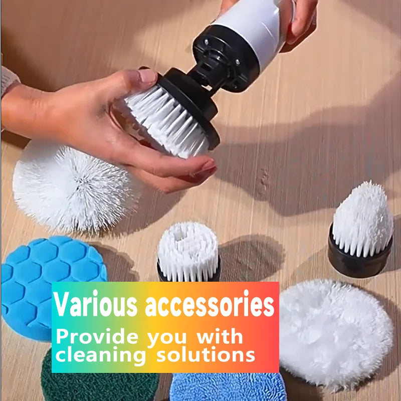 Cordless Spin Scrubber | Electric Brush for Kitchen & Bathroom - Merelux Store