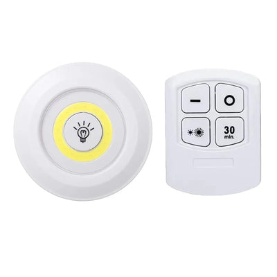 Dimmable LED Under Cabinet Light | Battery-Operated with Remote - Merelux Store