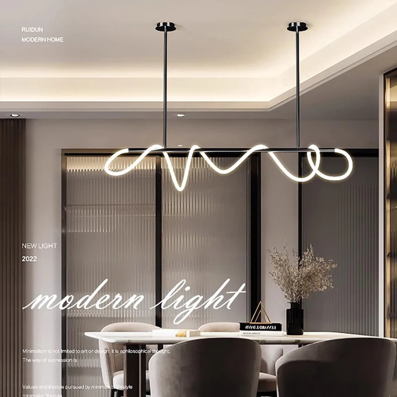 Modern LED Pendant Light Art Decor Chandeliers for Dining Rooms - Merelux Store