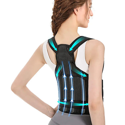 Adjustable Shoulder & Back Brace for Waist Pain Relief - Merelux Store