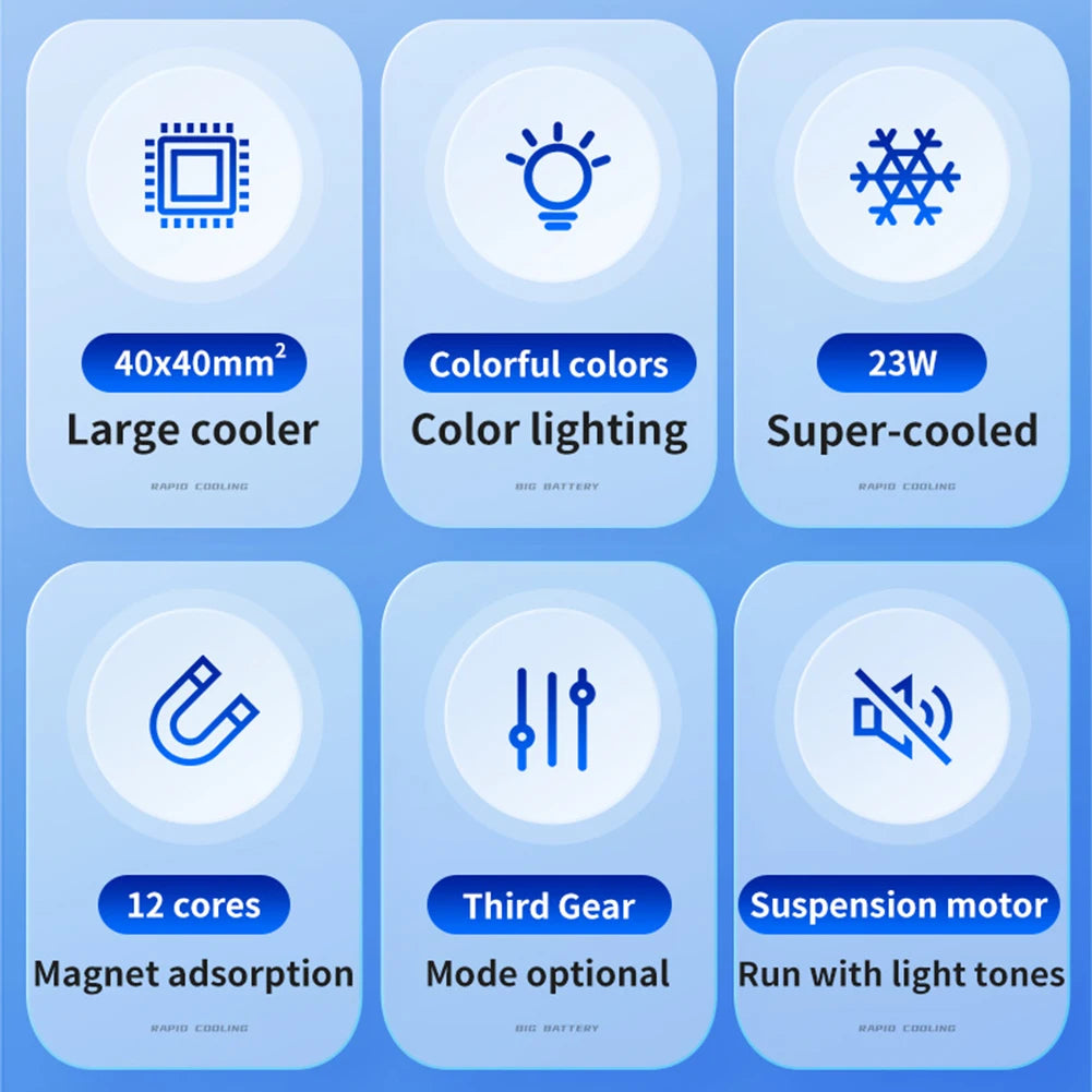 Magnetic Phone Cooler | Universal Semiconductor Radiator for Phones & Tablets - Merelux Store