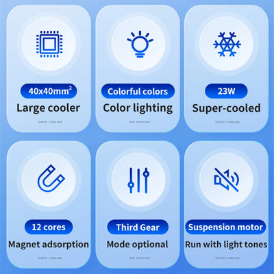 Magnetic Phone Cooler | Universal Semiconductor Radiator for Phones & Tablets - Merelux Store